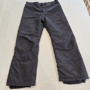 PacTech Performance Mens Black Snow Pants Sz L Ski Winter Waterproof Gorpcore